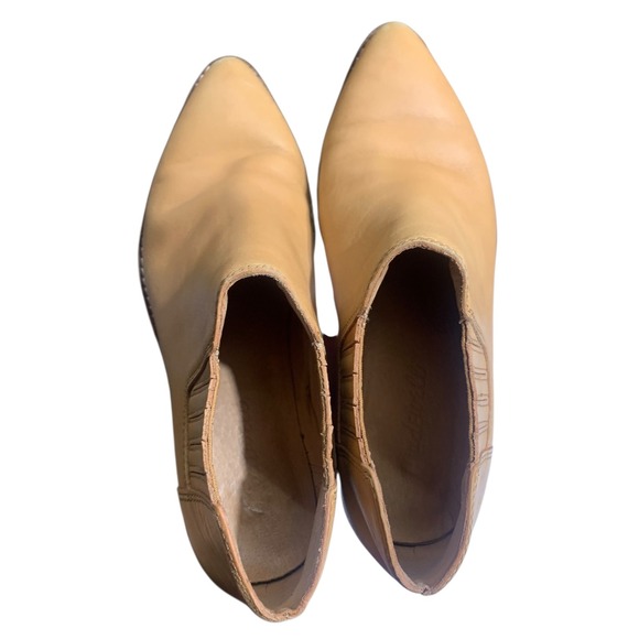 Madewell The Myles Ankle Boot Desert‎ Camel SZ 6 bootie brown tan women cowboy - Picture 7 of 10